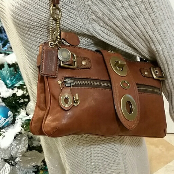 NEW COACH LEGACY BRIDGIT WHISKY BROWN SHOULDER BAG 11622 RARE 65TH ANNIVERSARY - Picture 14 of 15